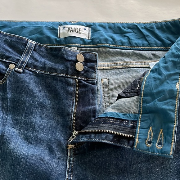 Paige Hidden Hills Flare Leg High Rise Size 32 - Picture 16 of 16